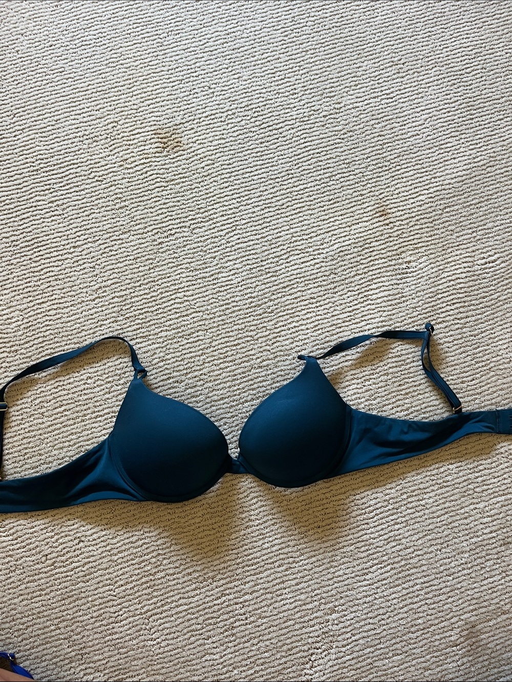 Soma Teal Molded Push Up T-Shirt Bra 36B